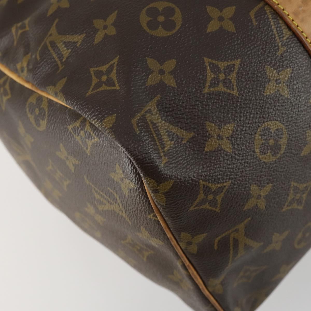 LOUIS VUITTON Monogram Sac Souple 35 Boston Bag M41626 LV Auth 160918