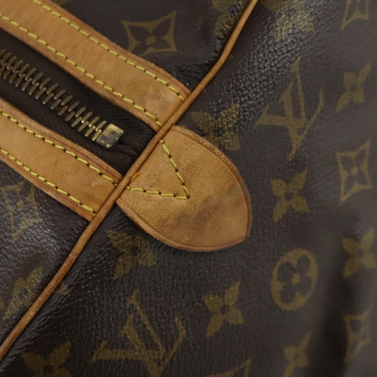 LOUIS VUITTON Monogram Sac Souple 35 Boston Bag M41626 LV Auth 160918