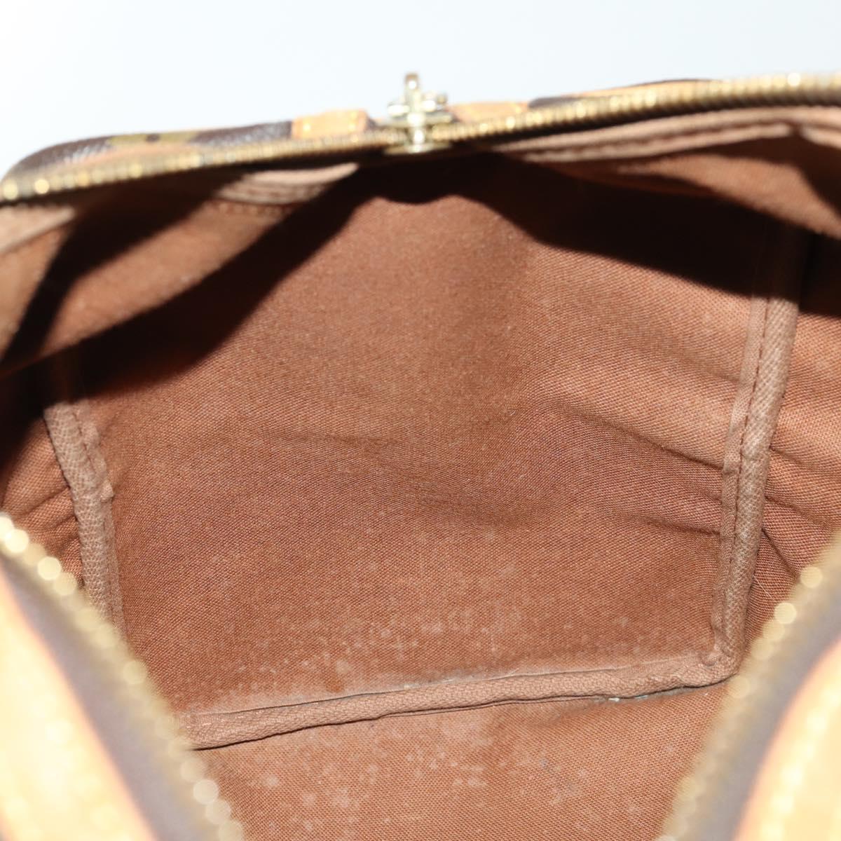 LOUIS VUITTON Monogram Sac Souple 35 Boston Bag M41626 LV Auth 160918