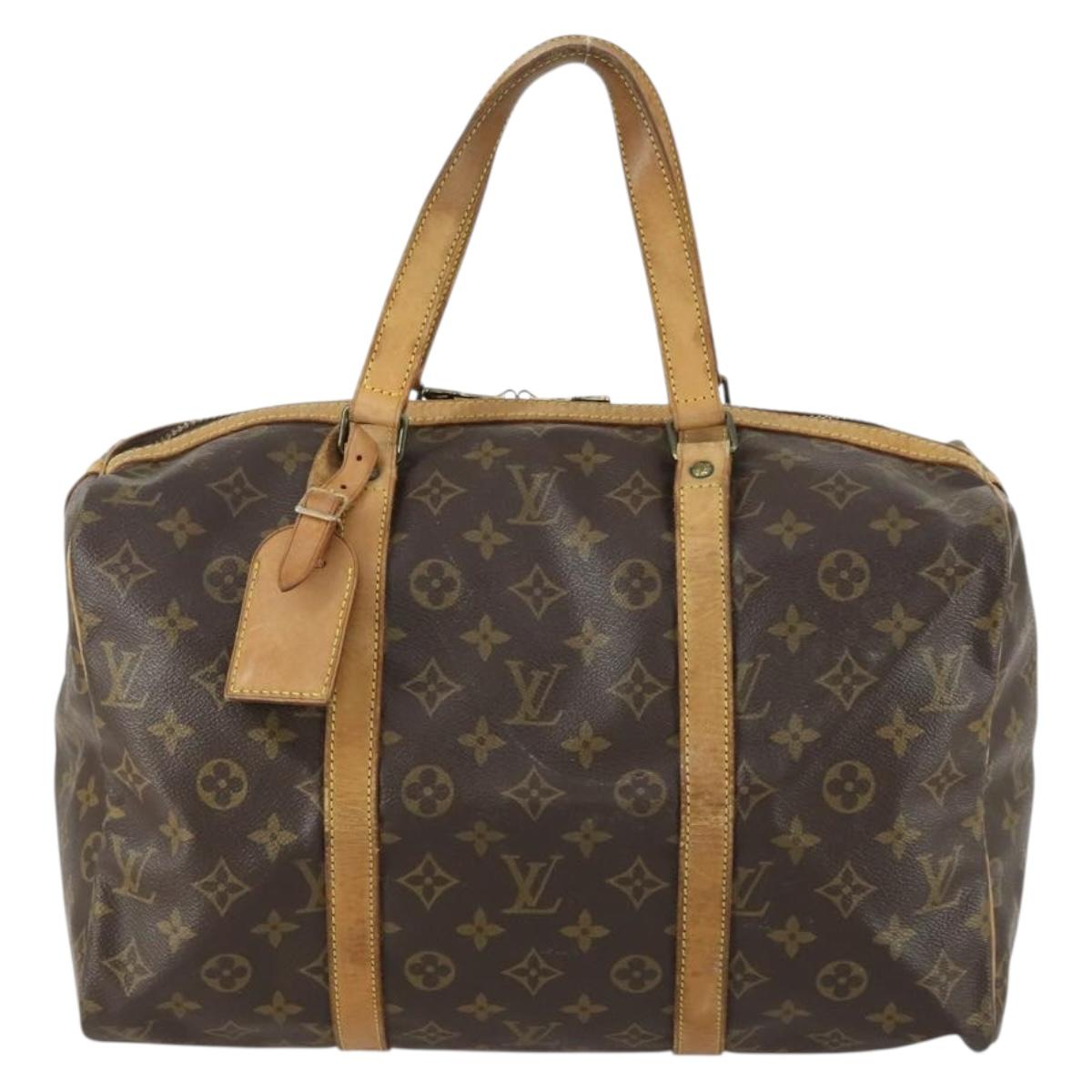 LOUIS VUITTON Monogram Sac Souple 35 Boston Bag M41626 LV Auth 160918