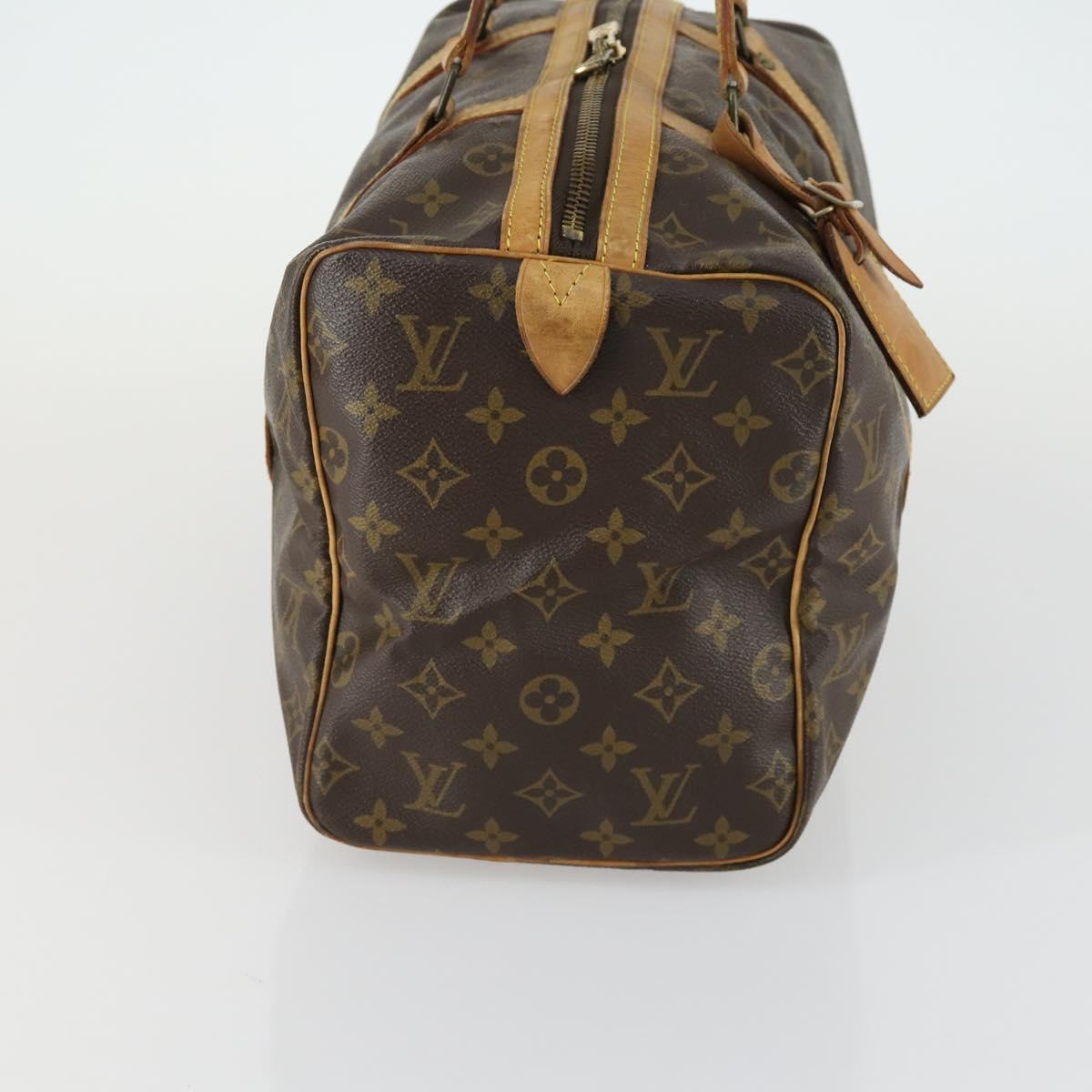 LOUIS VUITTON Monogram Sac Souple 35 Boston Bag M41626 LV Auth 160918