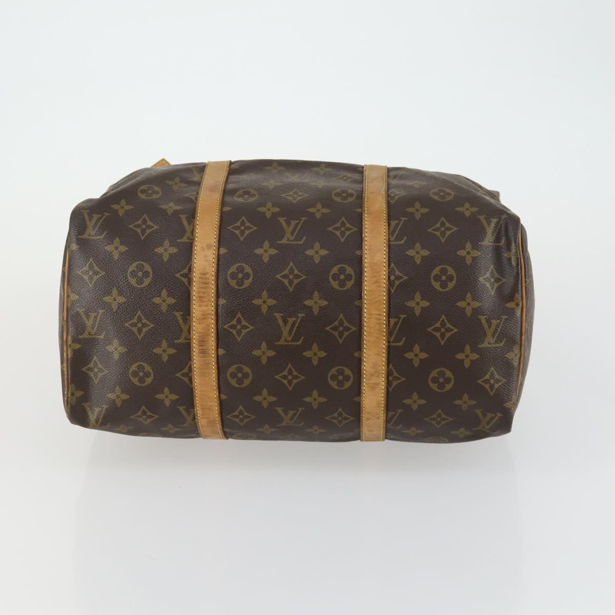 LOUIS VUITTON Monogram Sac Souple 35 Boston Bag M41626 LV Auth 160918