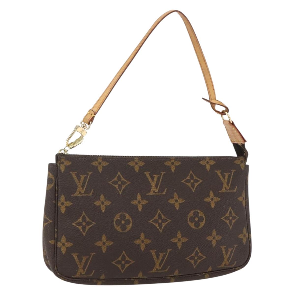 LOUIS VUITTON Monogram Pochette Accessoires Pouch M51980 LV Auth 160929