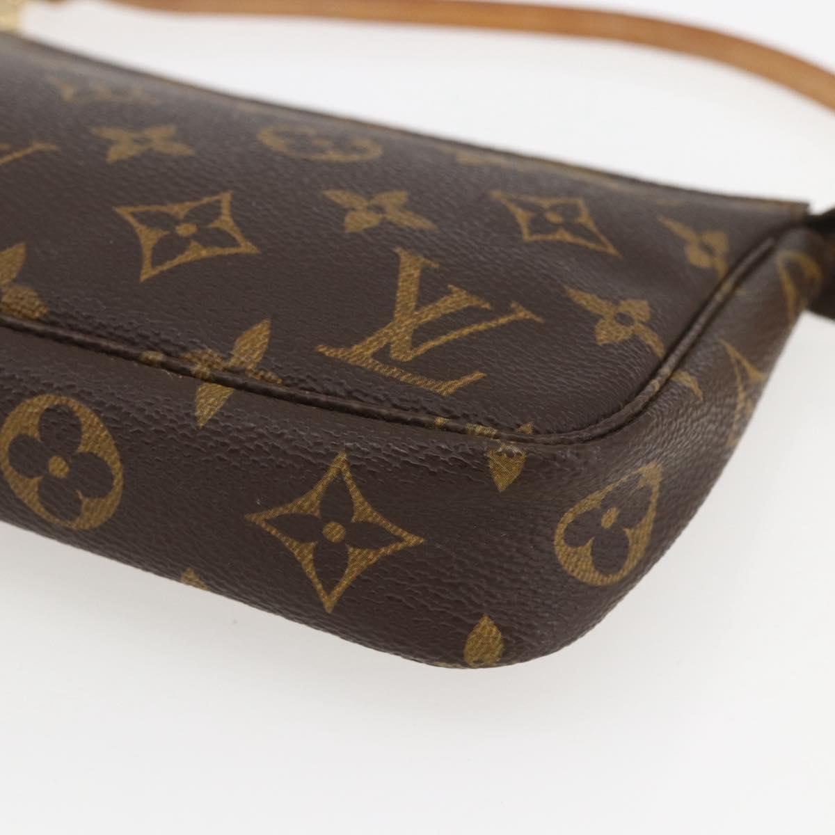 LOUIS VUITTON Monogram Pochette Accessoires Pouch M51980 LV Auth 160929