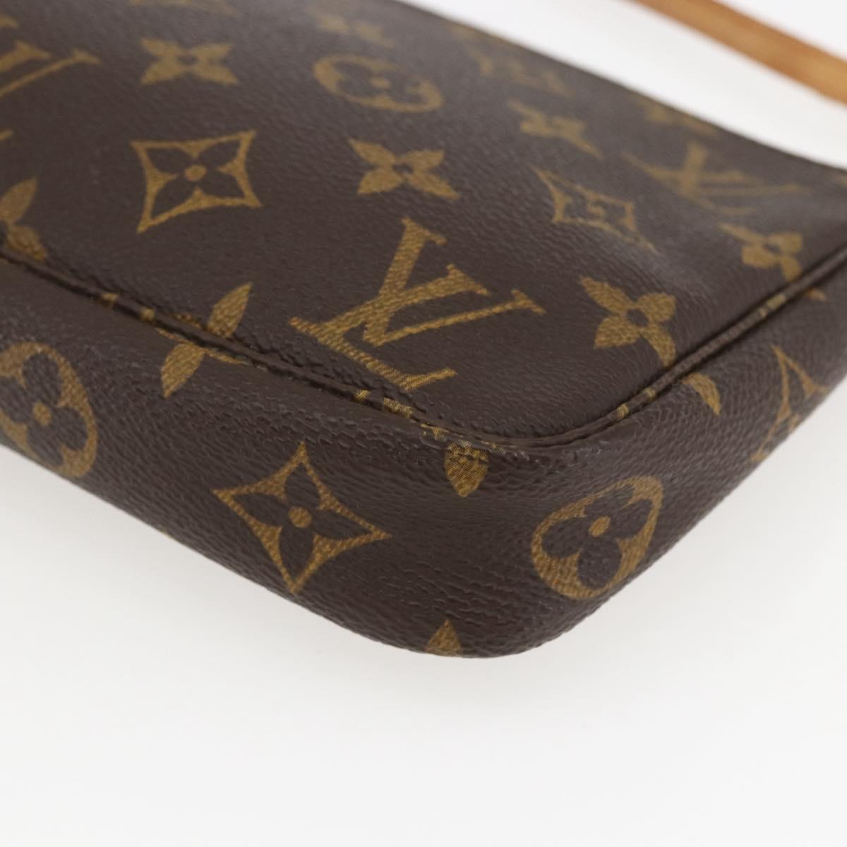 LOUIS VUITTON Monogram Pochette Accessoires Pouch M51980 LV Auth 160929