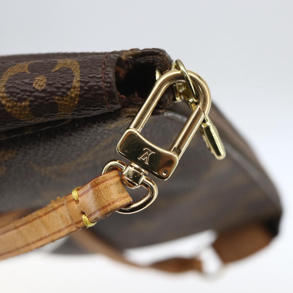 LOUIS VUITTON Monogram Pochette Accessoires Pouch M51980 LV Auth 160929