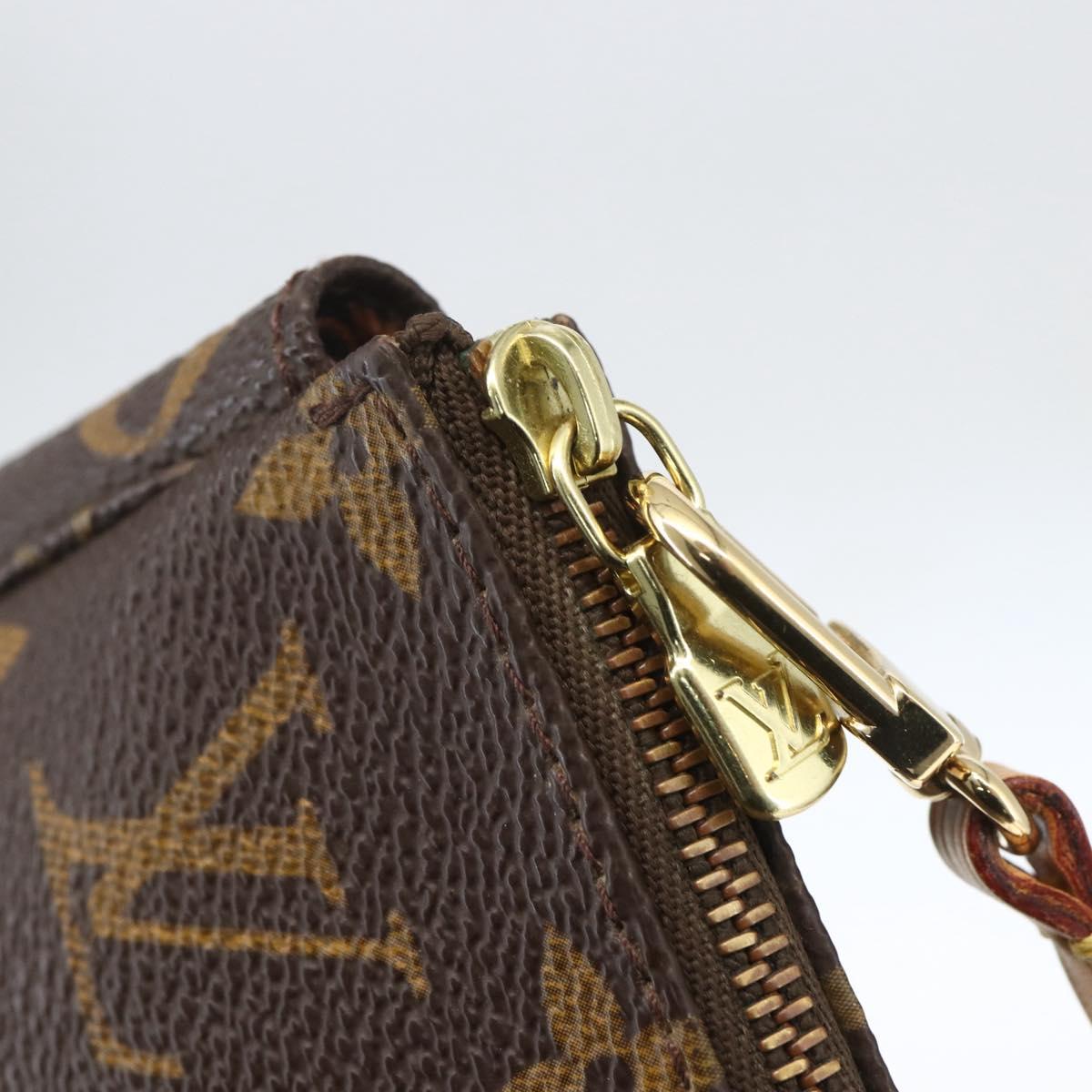 LOUIS VUITTON Monogram Pochette Accessoires Pouch M51980 LV Auth 160929