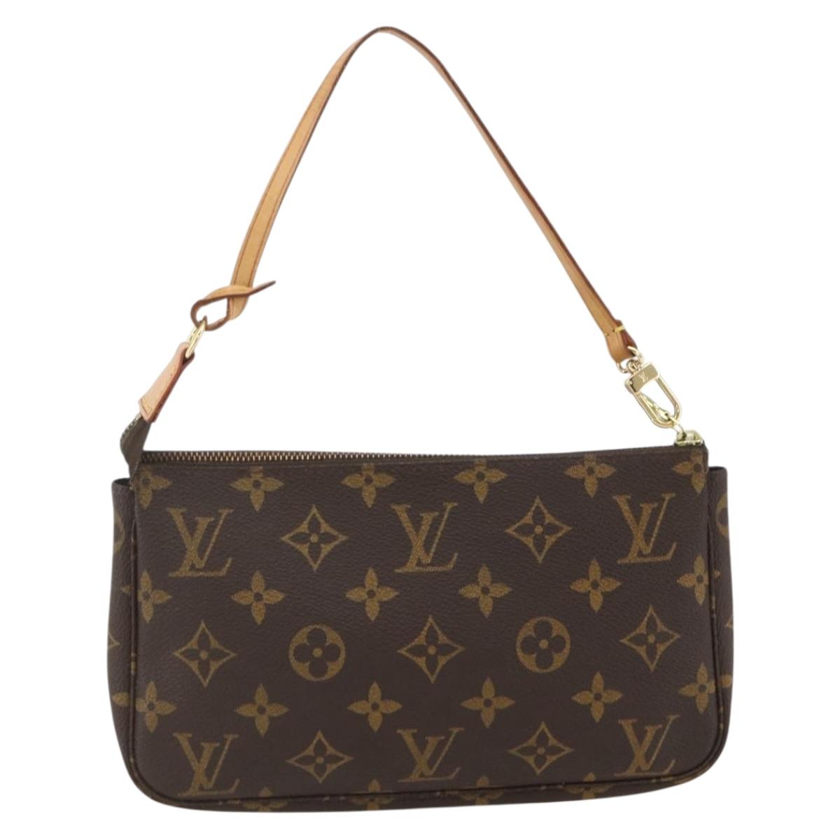 LOUIS VUITTON Monogram Pochette Accessoires Pouch M51980 LV Auth 160929