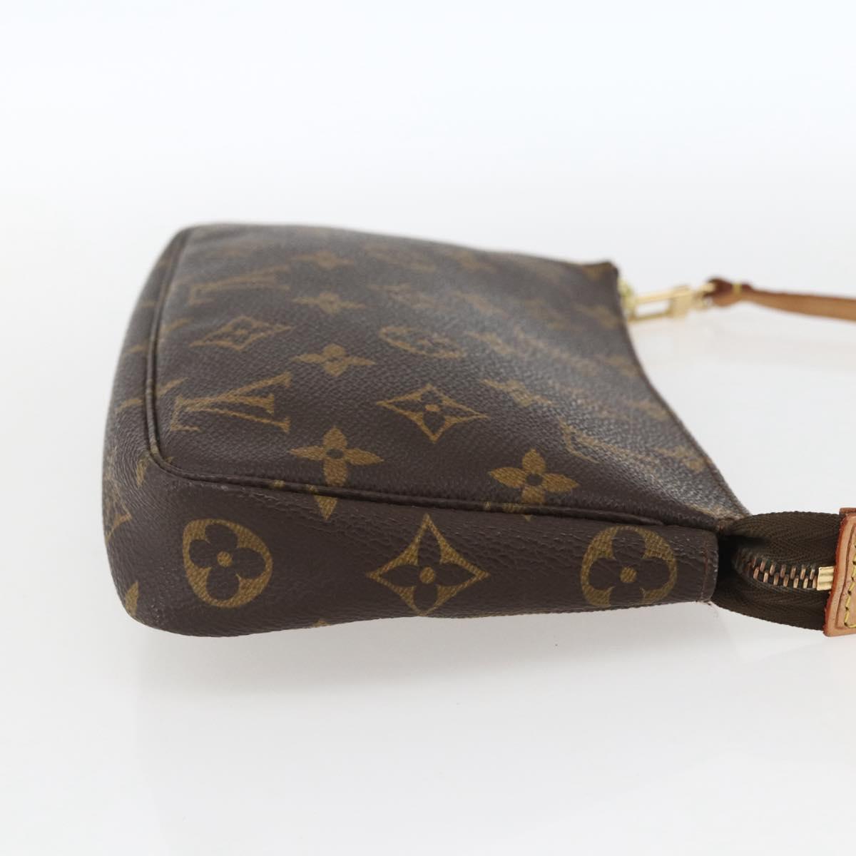 LOUIS VUITTON Monogram Pochette Accessoires Pouch M51980 LV Auth 160929