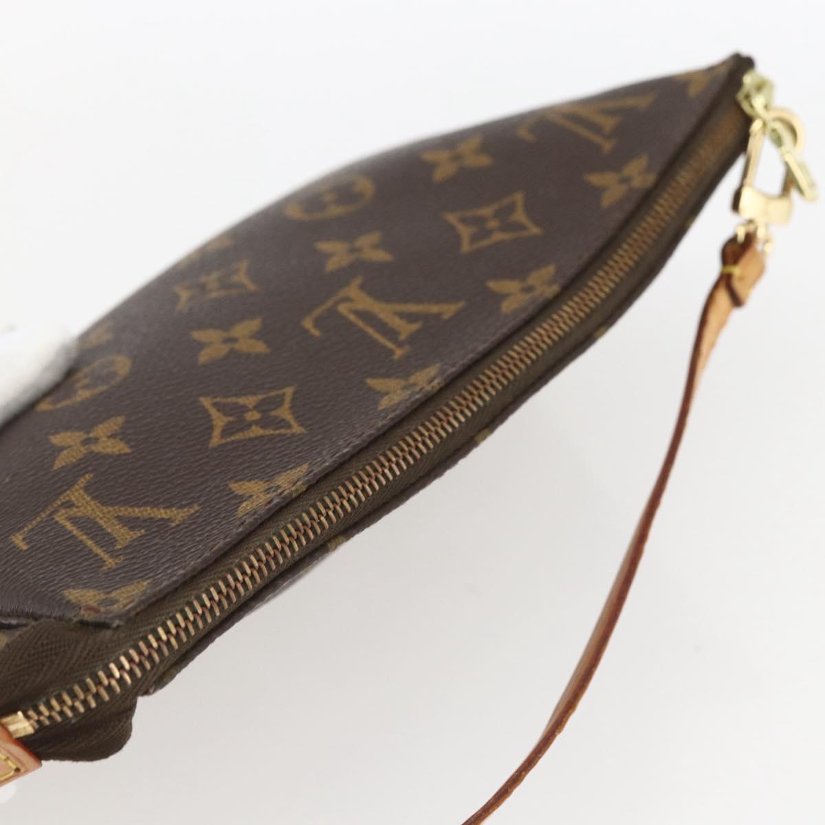 LOUIS VUITTON Monogram Pochette Accessoires Pouch M51980 LV Auth 160929