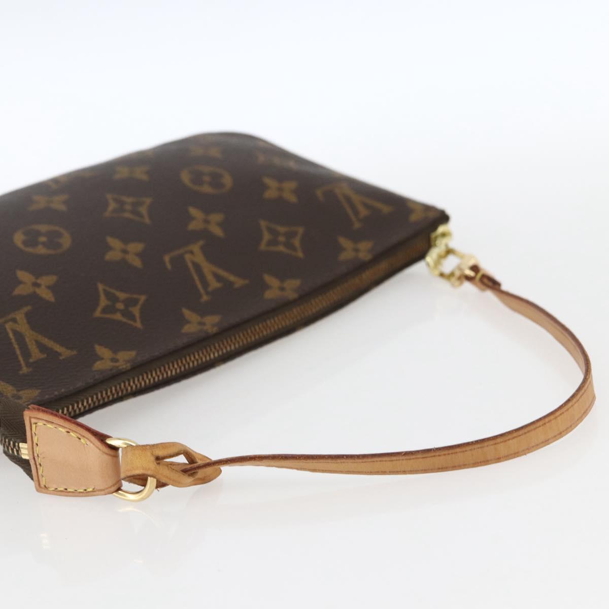 LOUIS VUITTON Monogram Pochette Accessoires Pouch M51980 LV Auth 160929