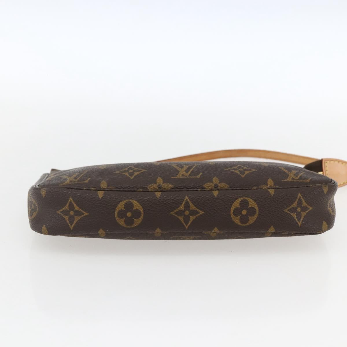 LOUIS VUITTON Monogram Pochette Accessoires Pouch M51980 LV Auth 160929