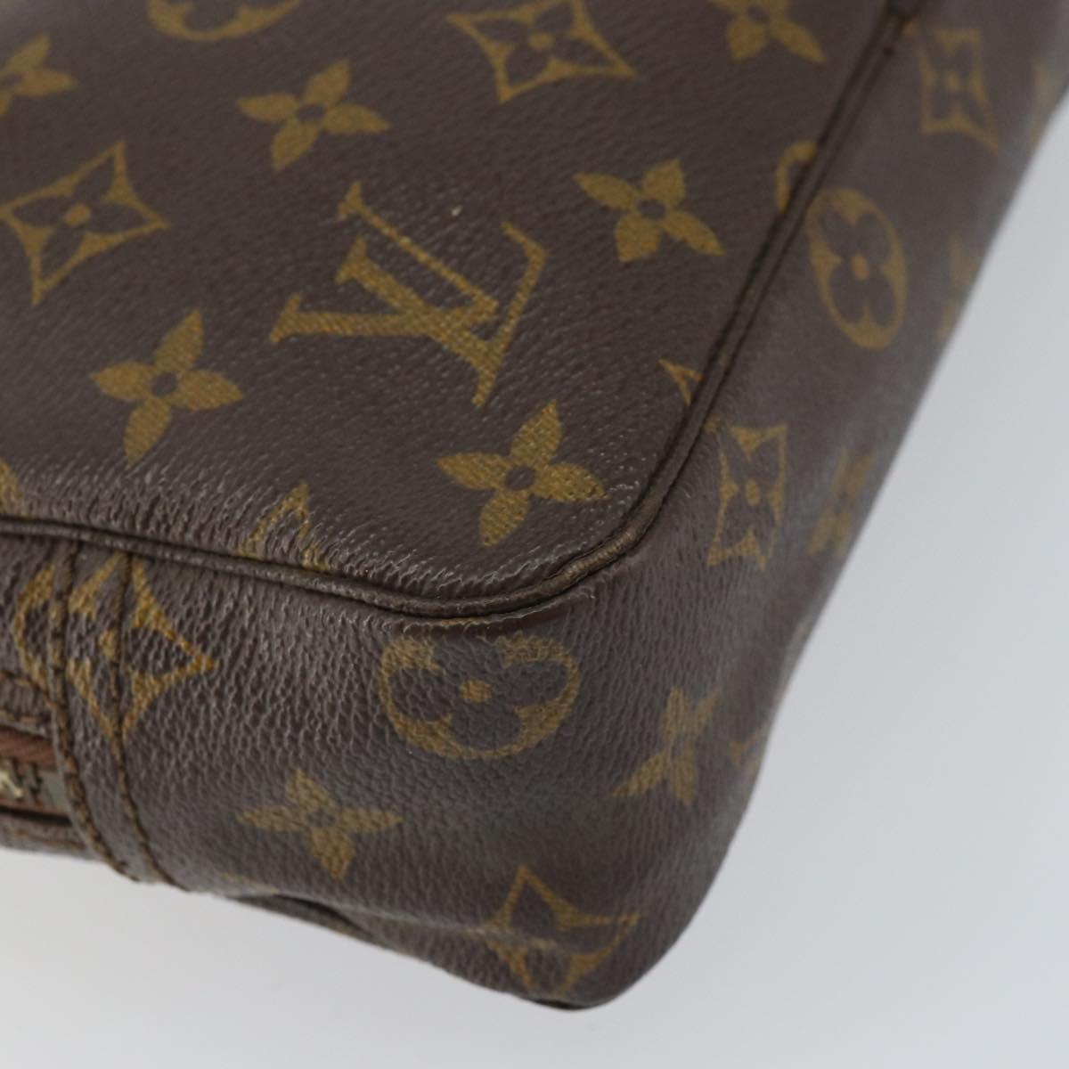 LOUIS VUITTON Monogram Trousse Toilette 23 Clutch Bag M47524 LV Auth 160935