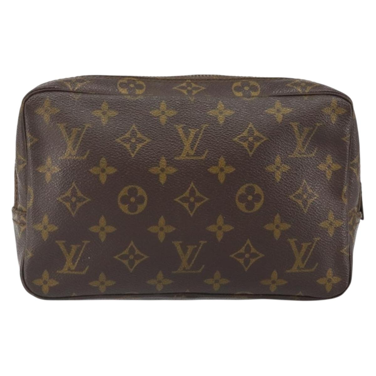 LOUIS VUITTON Monogram Trousse Toilette 23 Clutch Bag M47524 LV Auth 160935