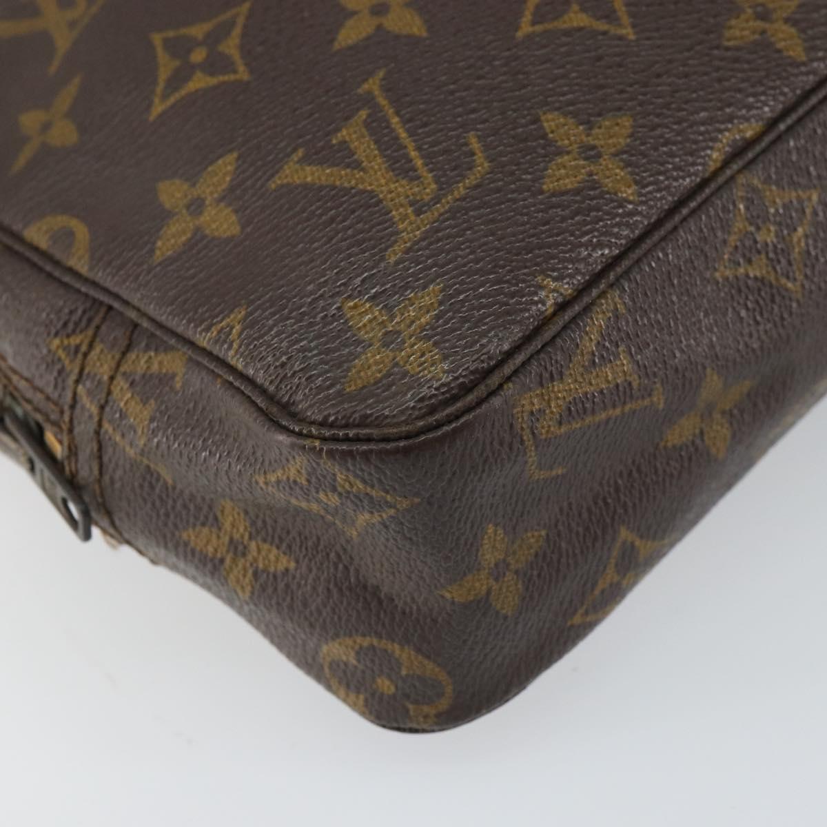 LOUIS VUITTON Monogram Trousse Toilette 23 Clutch Bag M47524 LV Auth 160935