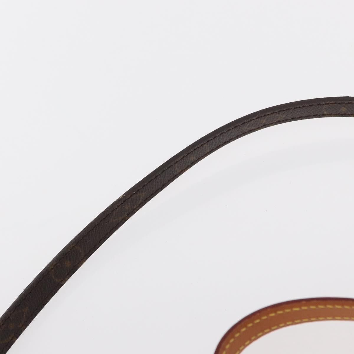 LOUIS VUITTON Collier Baxter PM/Less Baxter MM Dog Leash M58072 LV Auth 160940