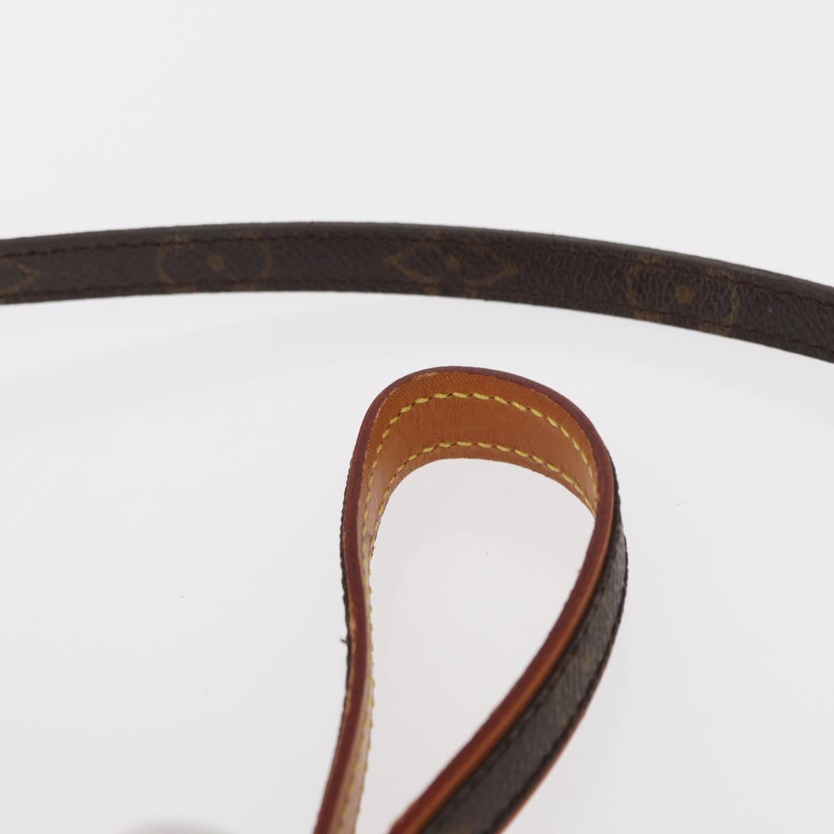 LOUIS VUITTON Collier Baxter PM/Less Baxter MM Dog Leash M58072 LV Auth 160940