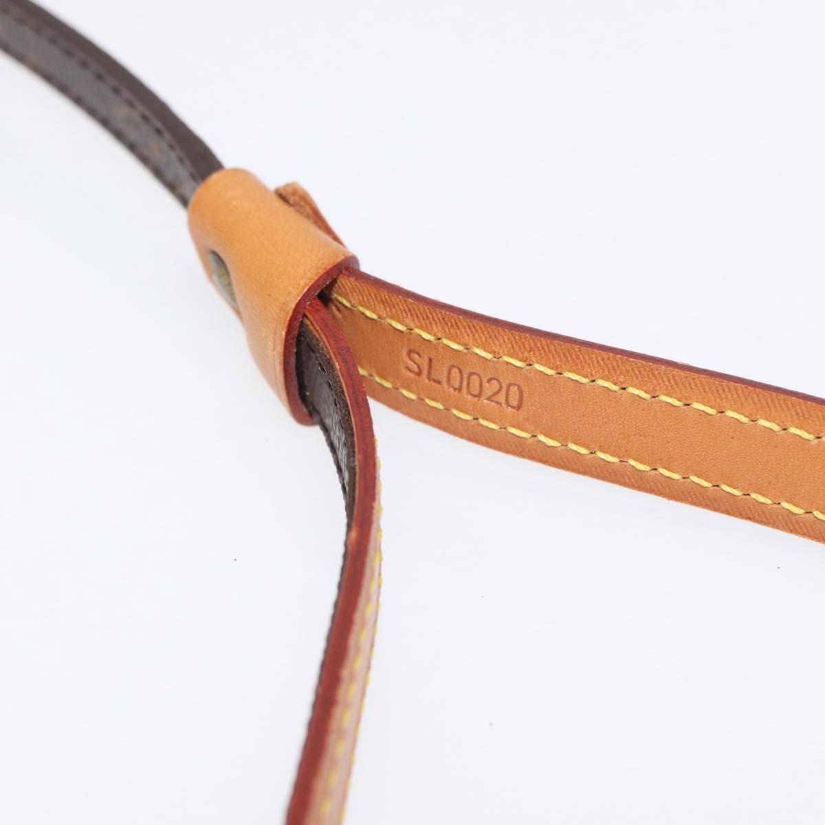 LOUIS VUITTON Collier Baxter PM/Less Baxter MM Dog Leash M58072 LV Auth 160940