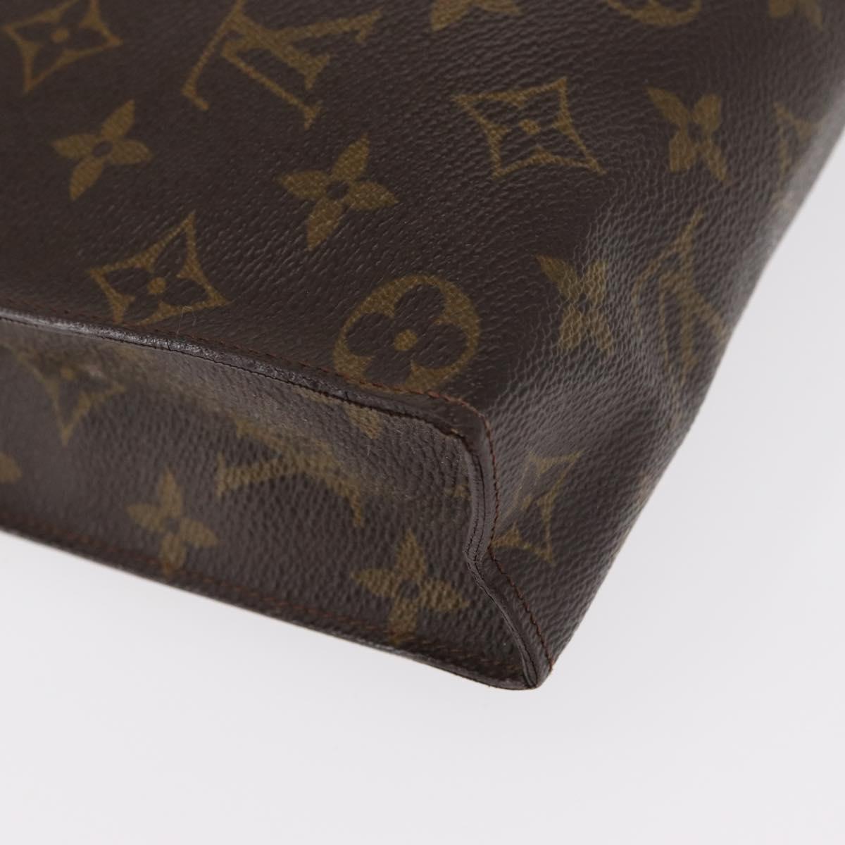 LOUIS VUITTON Monogram Poche Toilette 26 Pouch M47542 LV Auth 160946