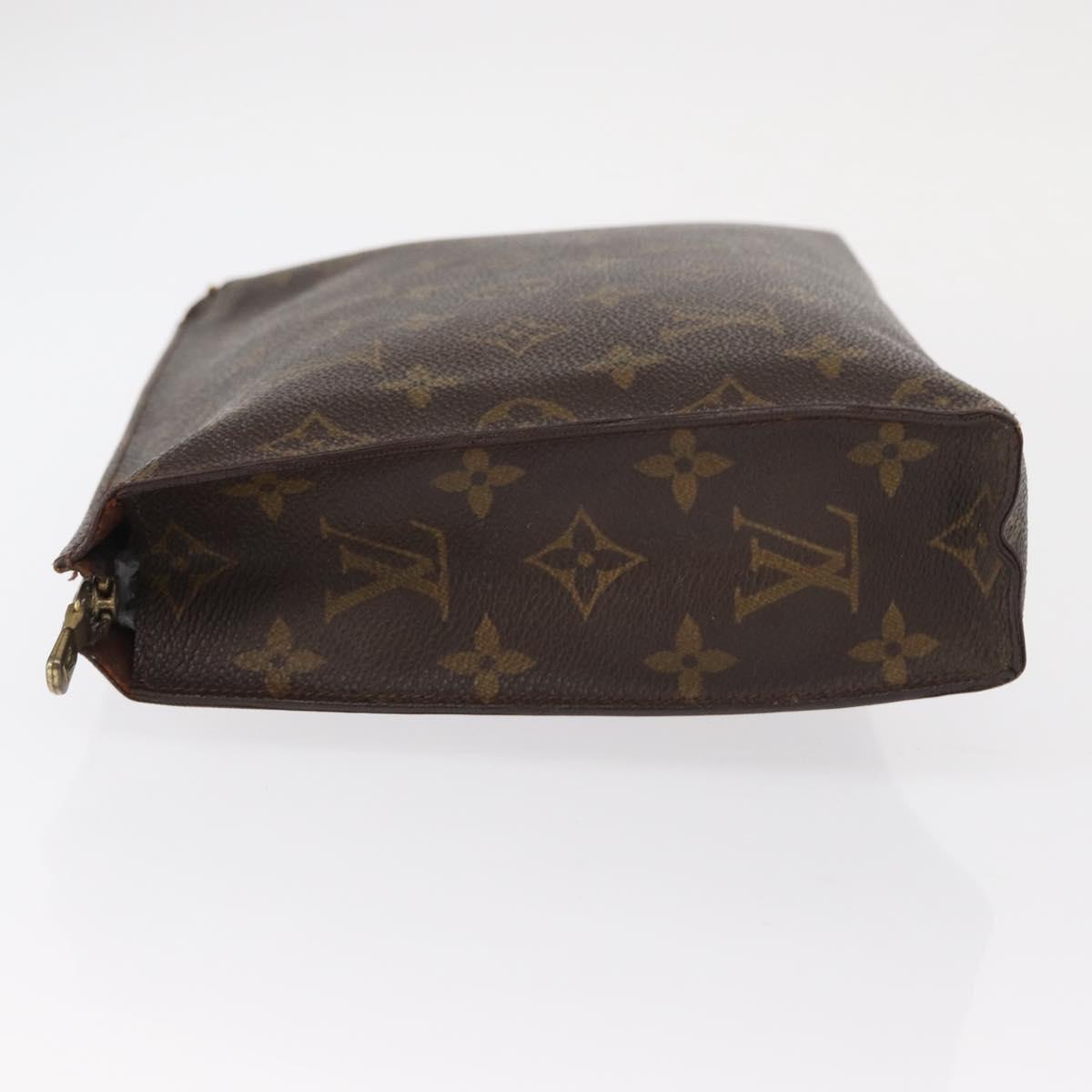 LOUIS VUITTON Monogram Poche Toilette 26 Pouch M47542 LV Auth 160946