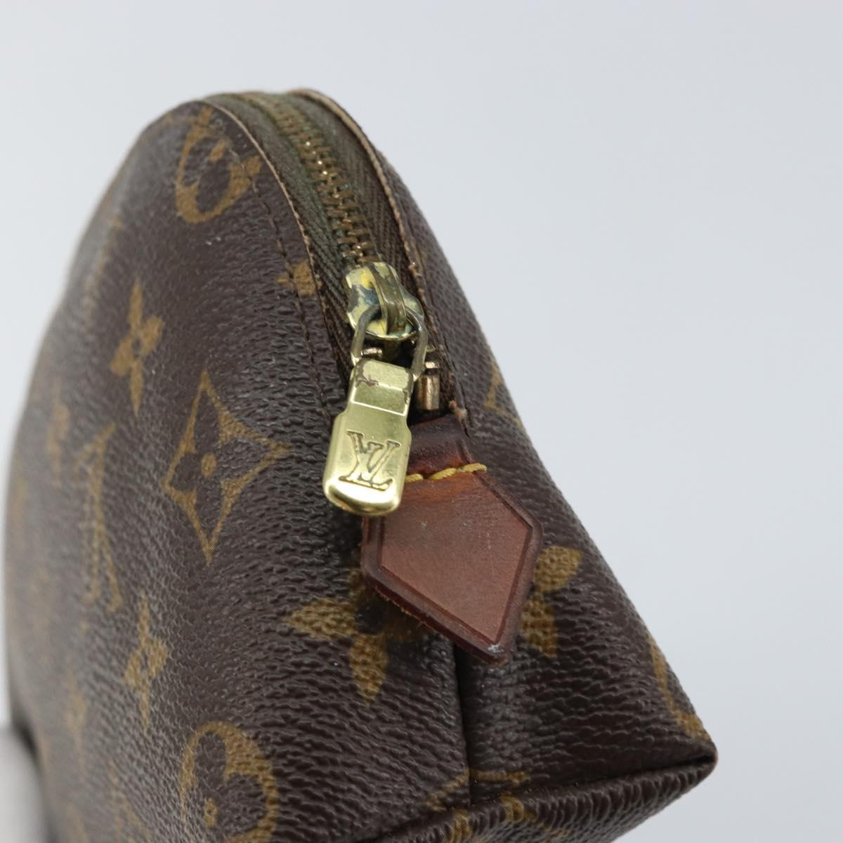 LOUIS VUITTON Monogram Pochette Cosmetic PM Pouch M43998 LV Auth 160952