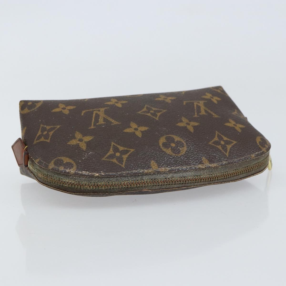 LOUIS VUITTON Monogram Pochette Cosmetic PM Pouch M43998 LV Auth 160952