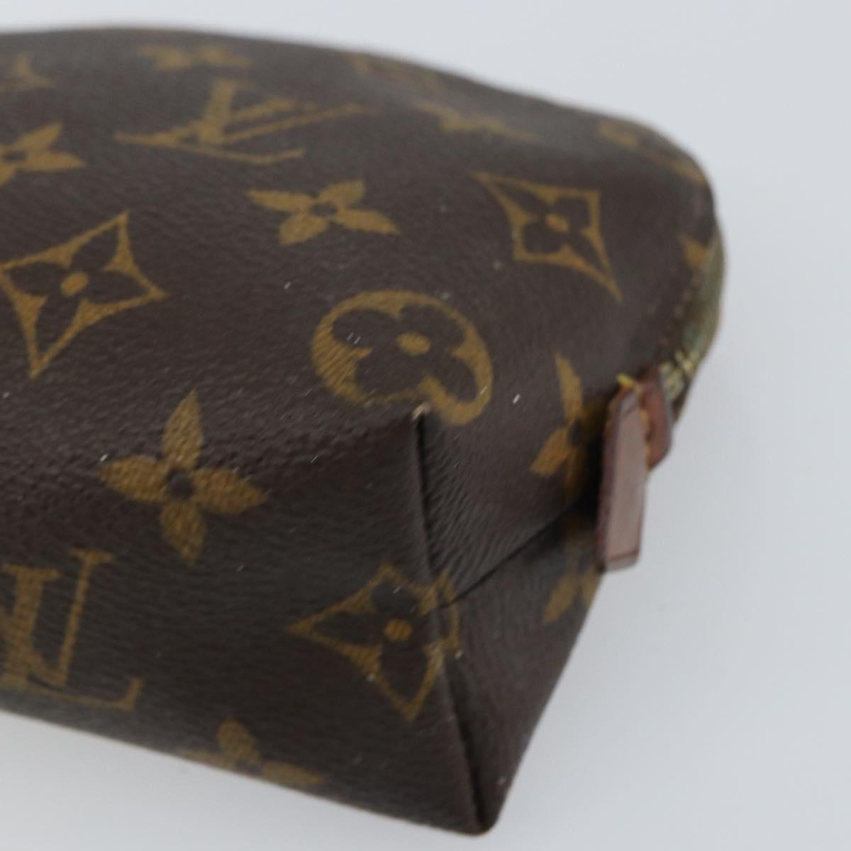 LOUIS VUITTON Monogram Pochette Cosmetic PM Pouch M43998 LV Auth 160952