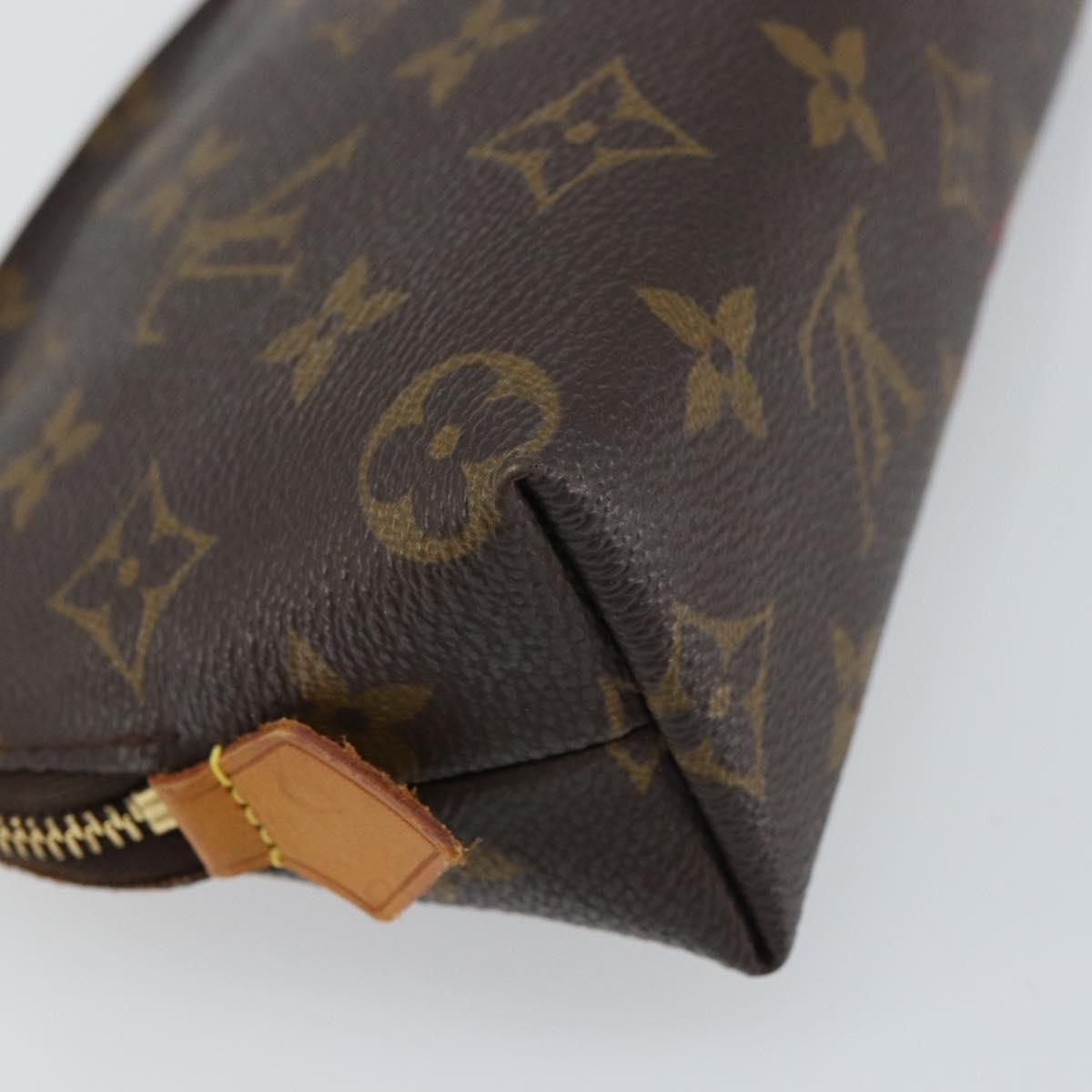 LOUIS VUITTON Monogram Pochette Cosmetic PM Pouch M43998 LV Auth 160955
