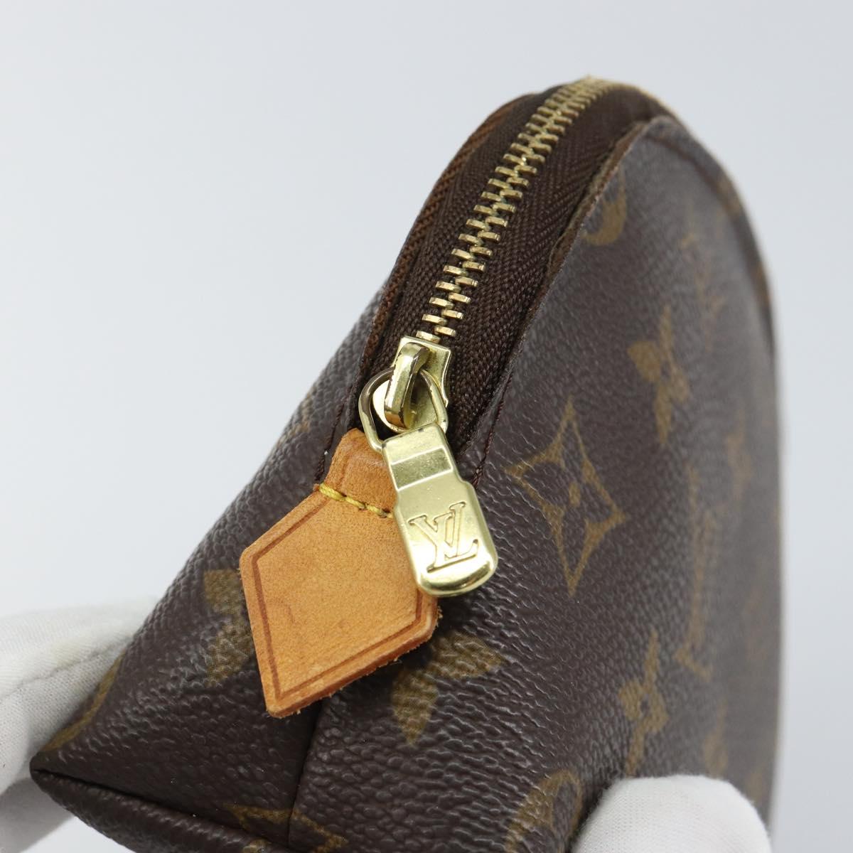 LOUIS VUITTON Monogram Pochette Cosmetic PM Pouch M43998 LV Auth 160955