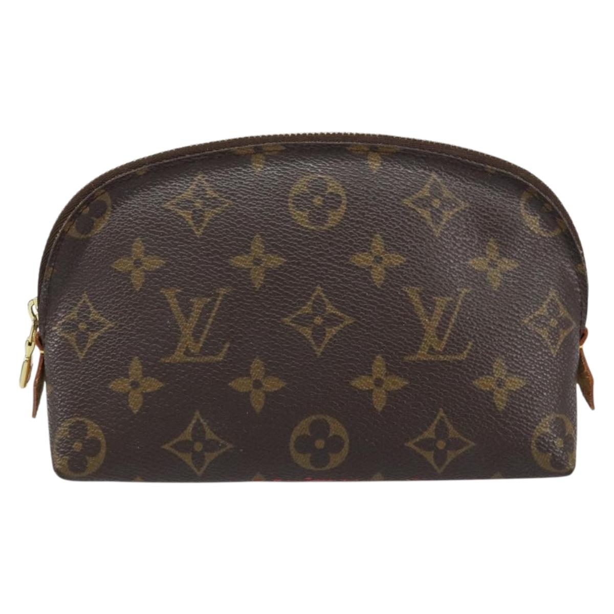 LOUIS VUITTON Monogram Pochette Cosmetic PM Pouch M43998 LV Auth 160955