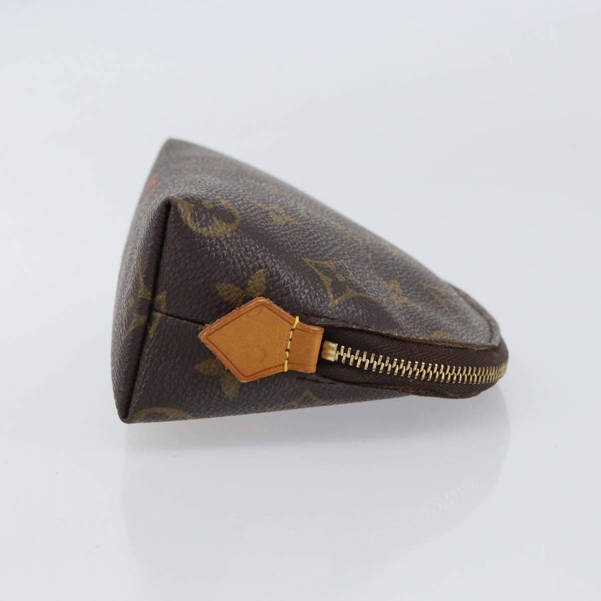 LOUIS VUITTON Monogram Pochette Cosmetic PM Pouch M43998 LV Auth 160955