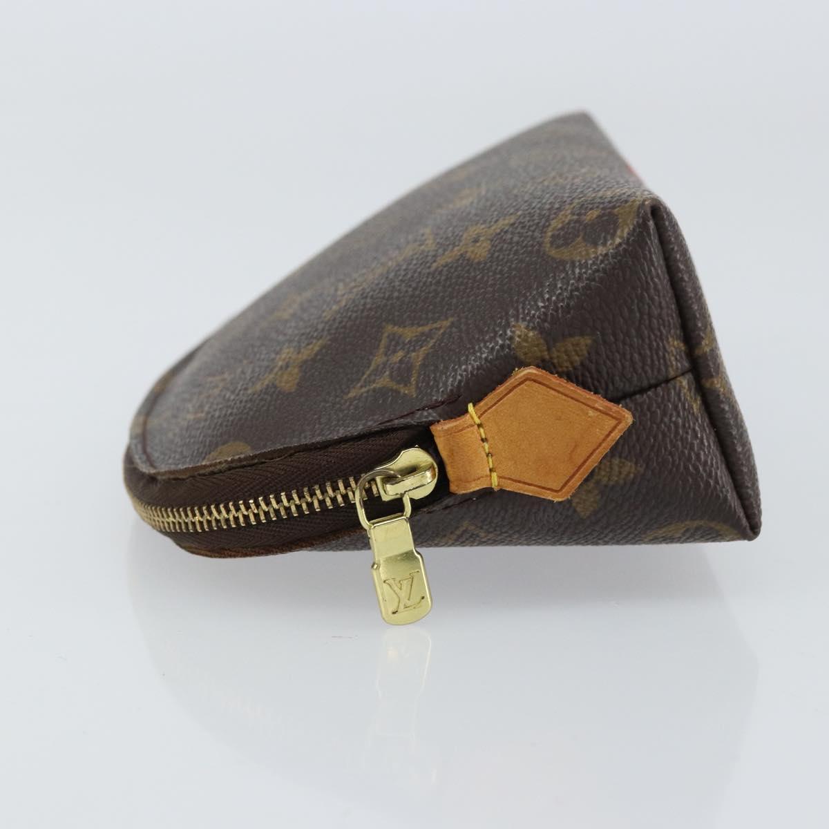 LOUIS VUITTON Monogram Pochette Cosmetic PM Pouch M43998 LV Auth 160955
