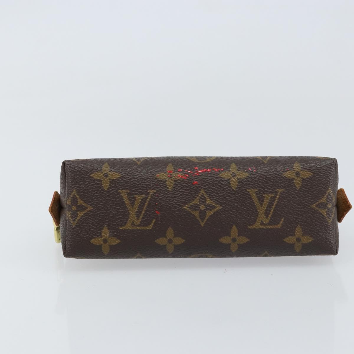 LOUIS VUITTON Monogram Pochette Cosmetic PM Pouch M43998 LV Auth 160955