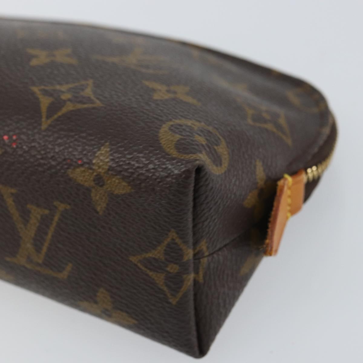LOUIS VUITTON Monogram Pochette Cosmetic PM Pouch M43998 LV Auth 160955