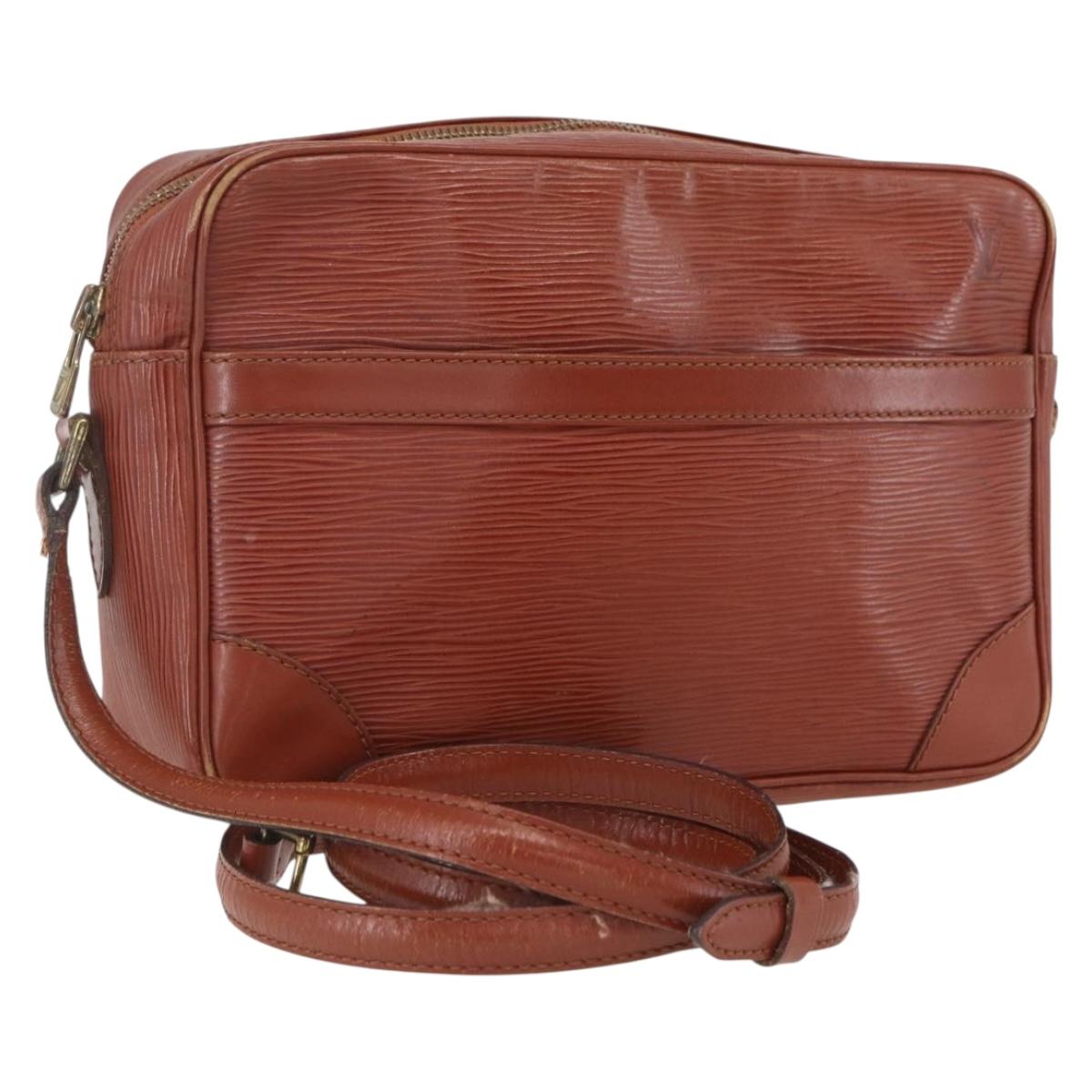 LOUIS VUITTON Epi Trocadero 23 Shoulder Bag Brown M52313 LV Auth 160971