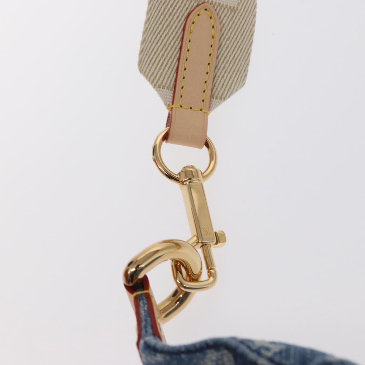 LOUIS VUITTON Monogram Denim High Rise Body Bag Blue M46837 LV Auth 160986SM