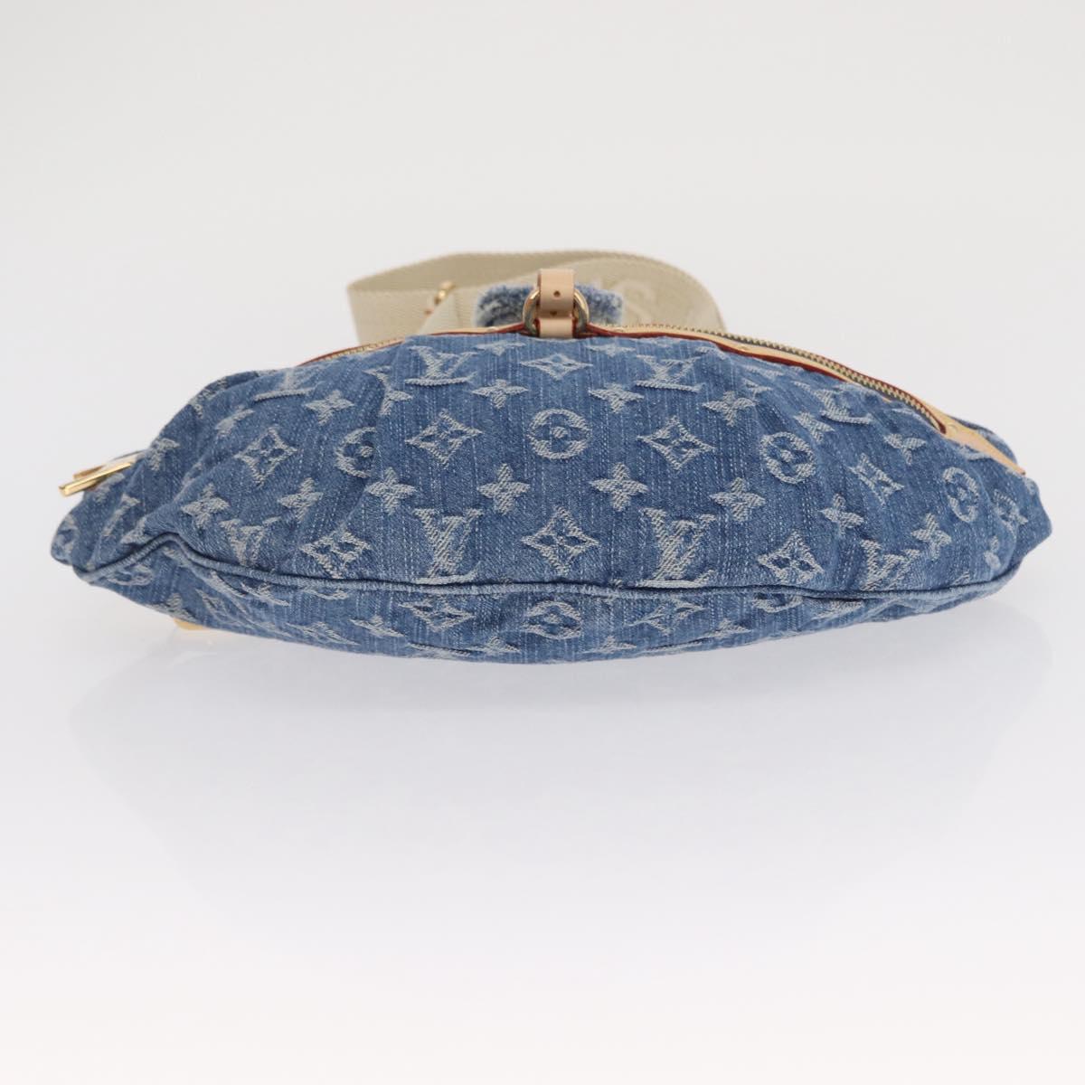 LOUIS VUITTON Monogram Denim High Rise Body Bag Blue M46837 LV Auth 160986SM