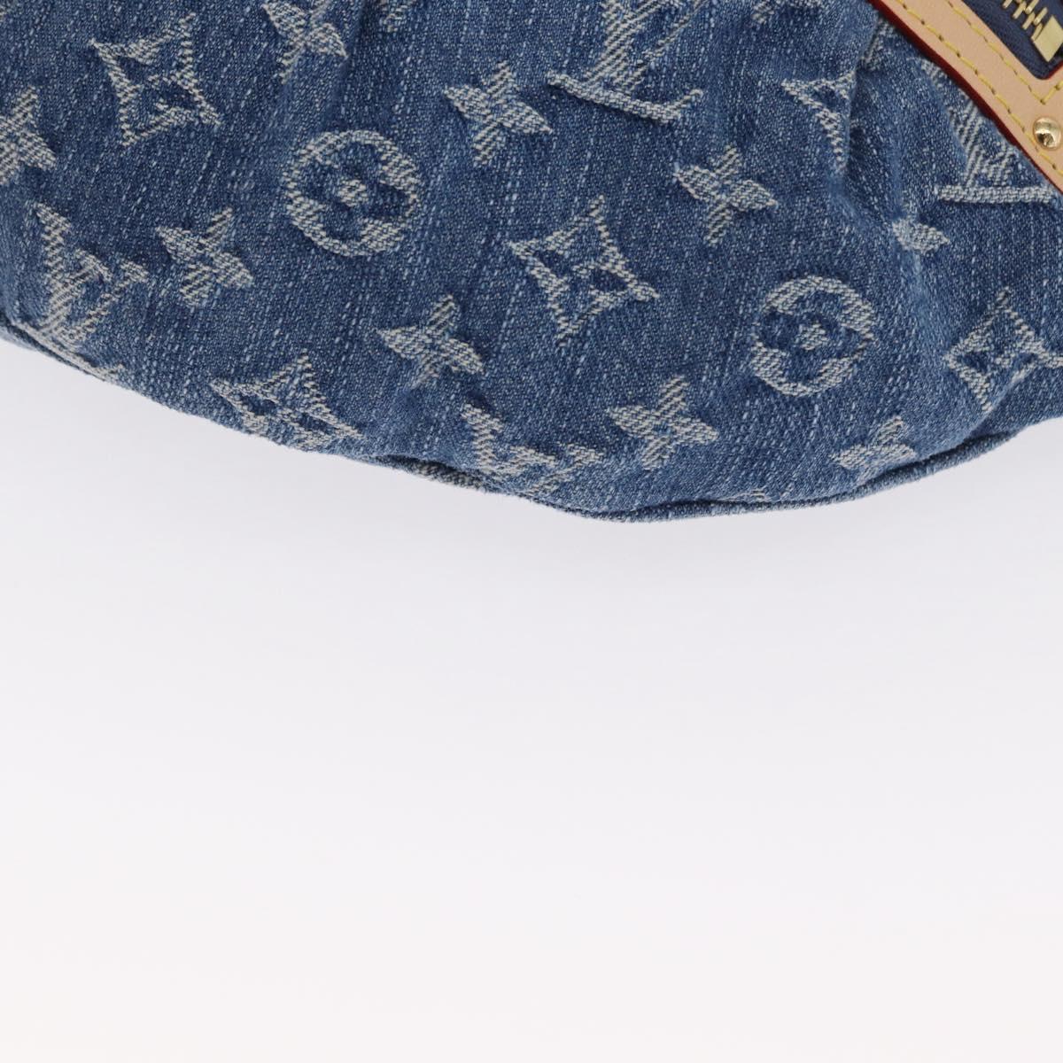 LOUIS VUITTON Monogram Denim High Rise Body Bag Blue M46837 LV Auth 160986SM