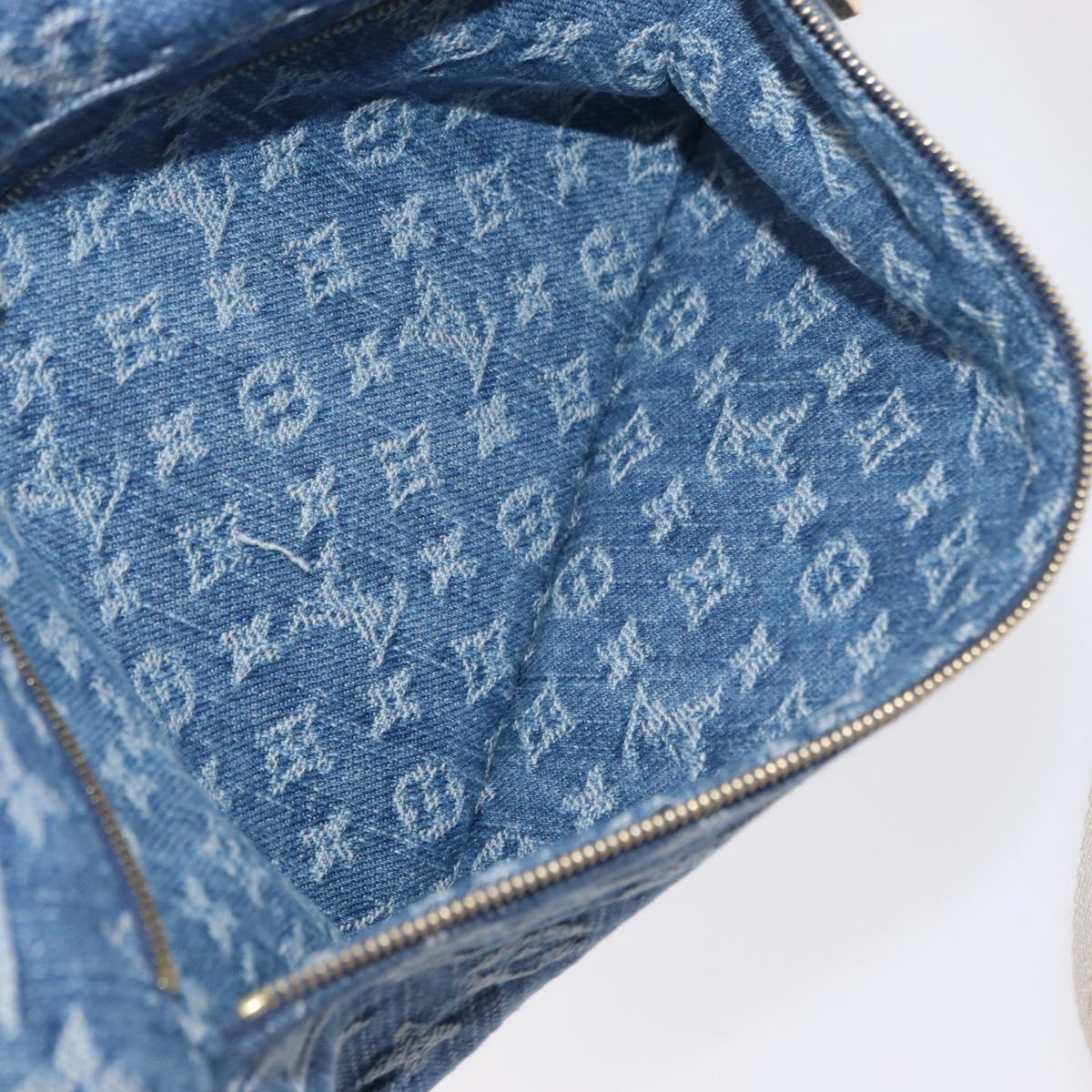 LOUIS VUITTON Monogram Denim High Rise Body Bag Blue M46837 LV Auth 160986SM