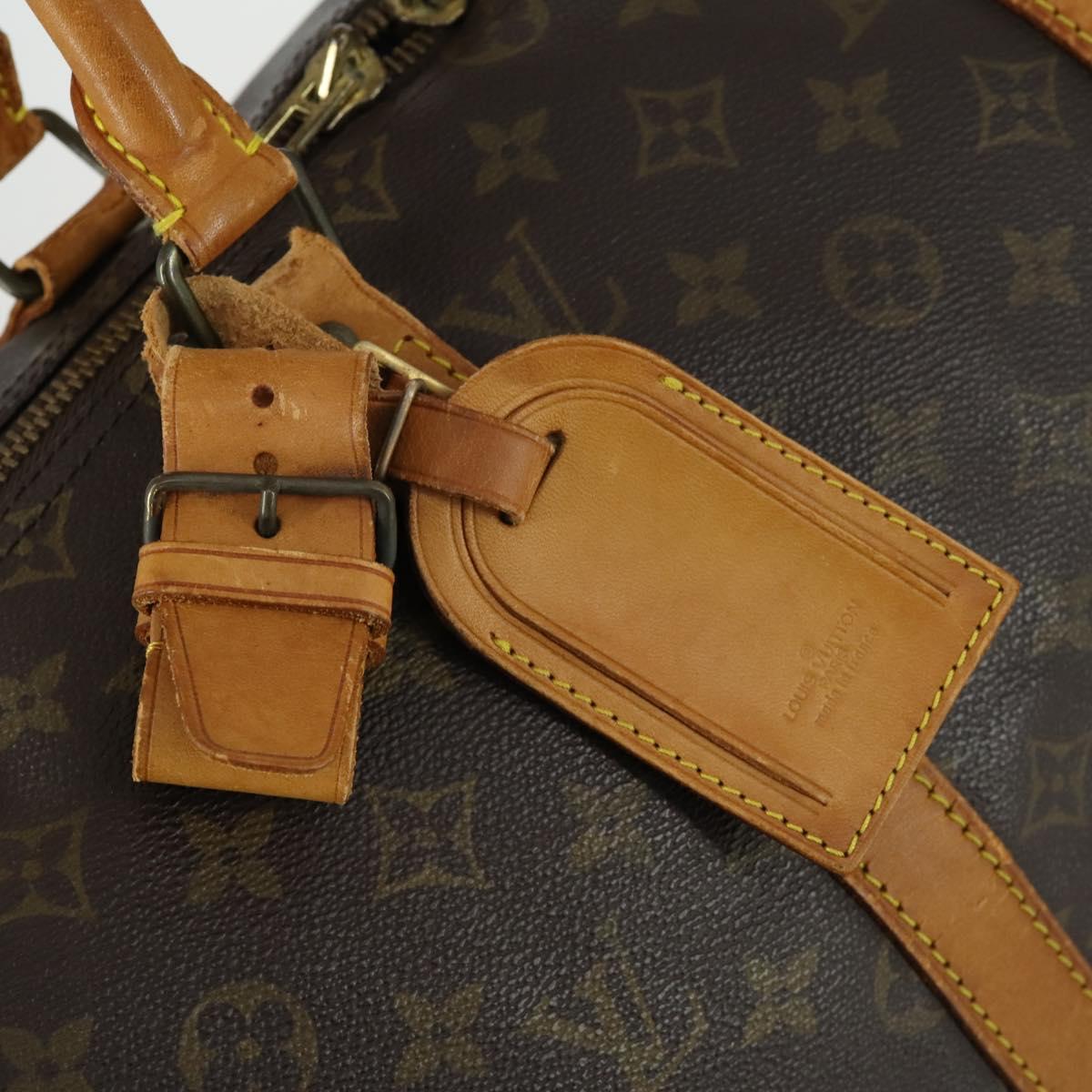 LOUIS VUITTON Monogram Keepall 50 Boston Bag M41426 LV Auth 161021