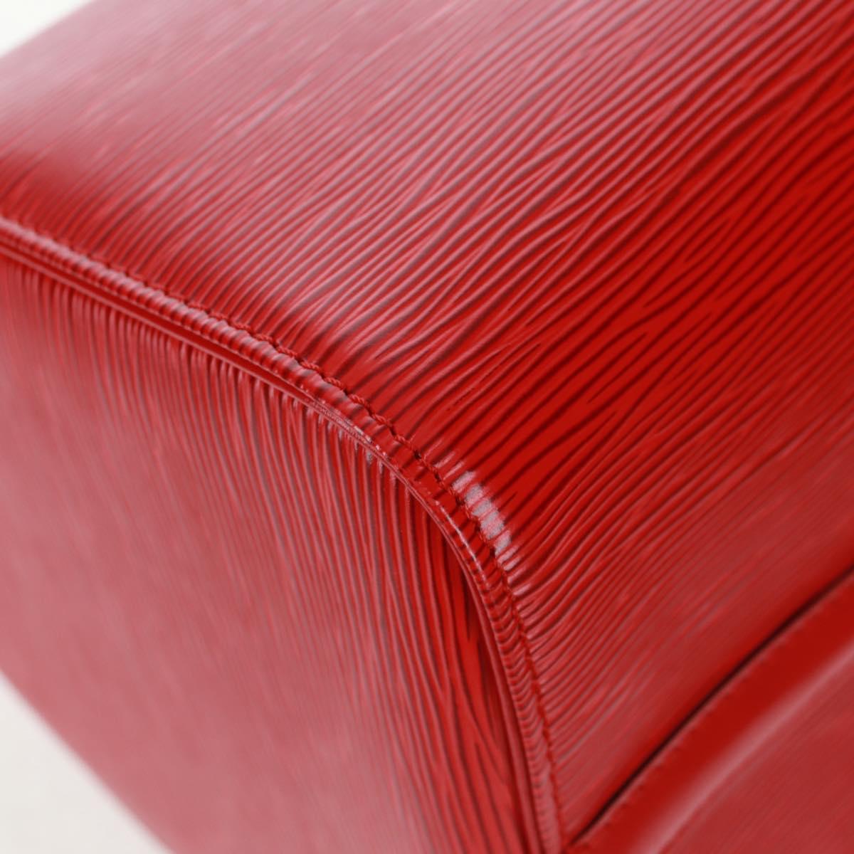 LOUIS VUITTON Epi Speedy 30 Hand Bag Castilian Red M43007 LV Auth 161066SAV
