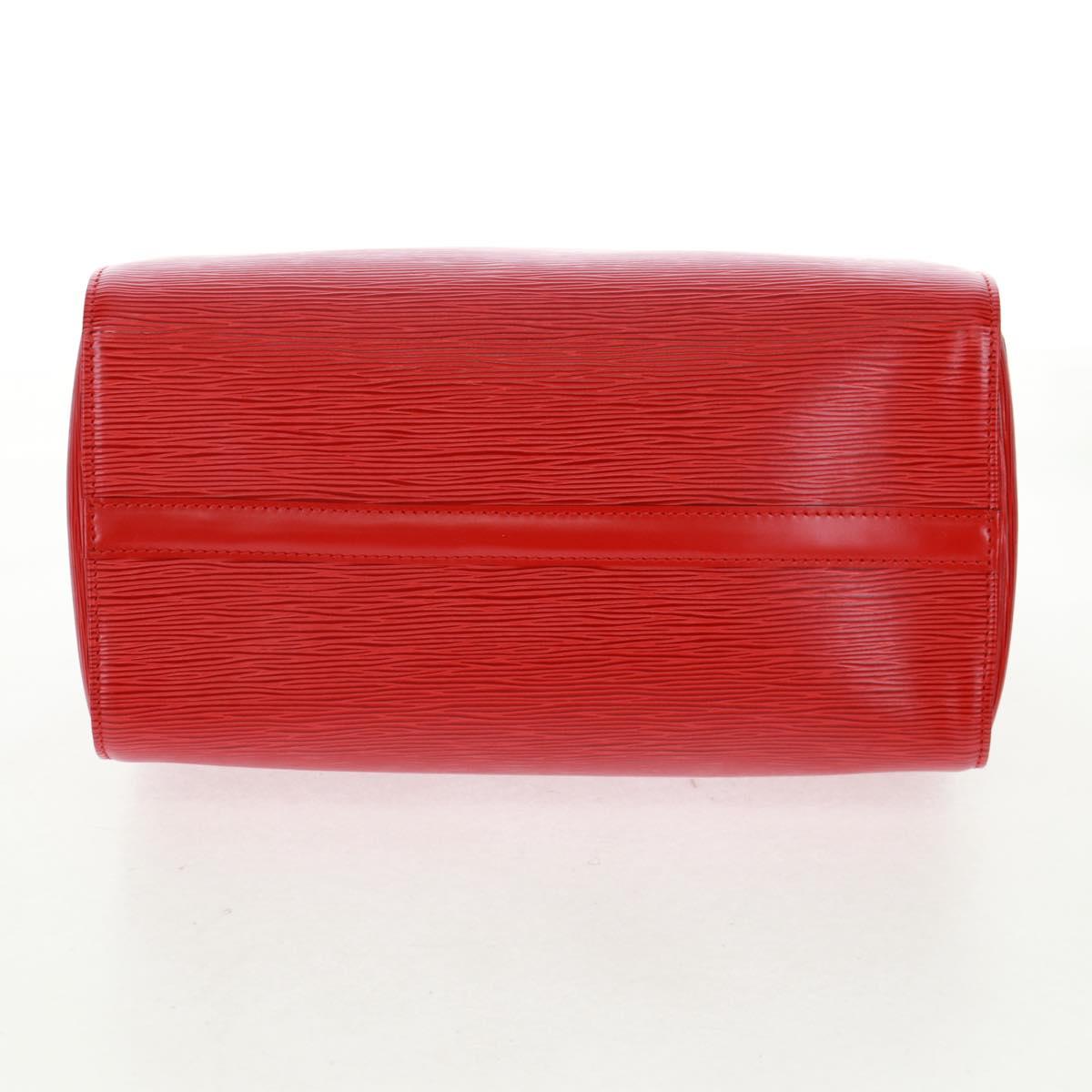 LOUIS VUITTON Epi Speedy 30 Hand Bag Castilian Red M43007 LV Auth 161066SAV