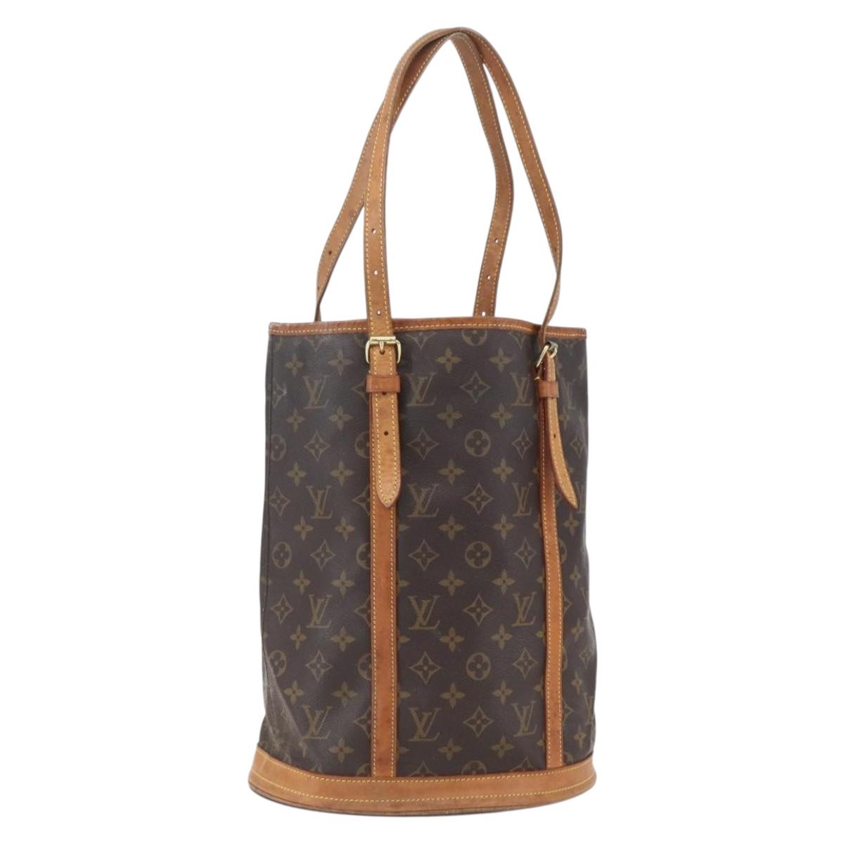 LOUIS VUITTON Monogram Bucket GM Shoulder Bag M42236 LV Auth 161071