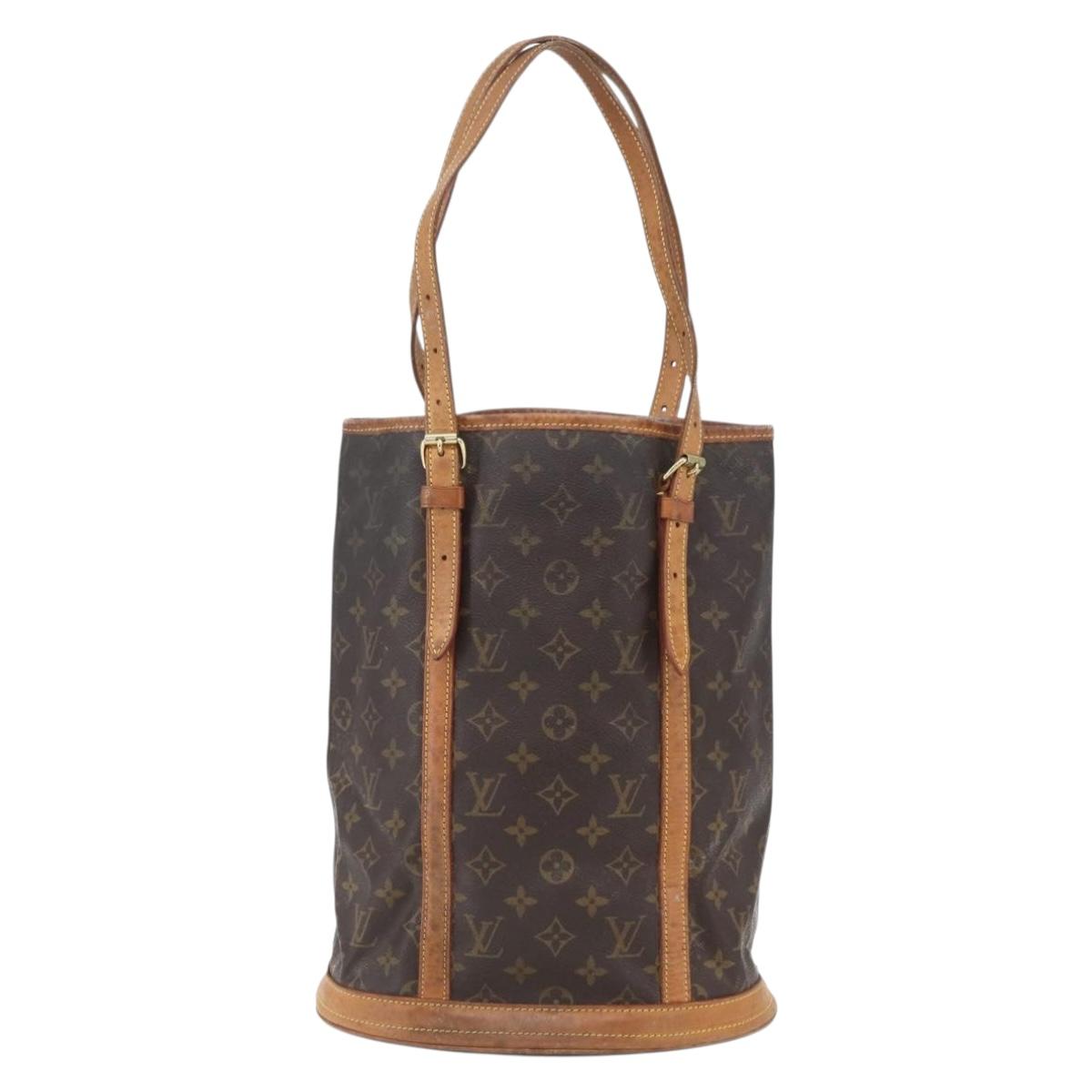 LOUIS VUITTON Monogram Bucket GM Shoulder Bag M42236 LV Auth 161071