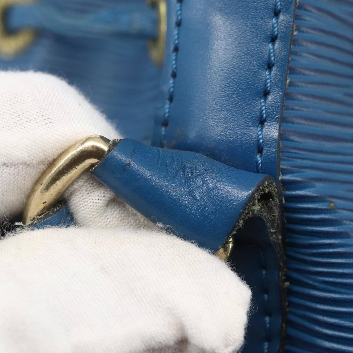 LOUIS VUITTON Epi Noe Shoulder Bag Toledo Blue M44005 LV Auth 161088