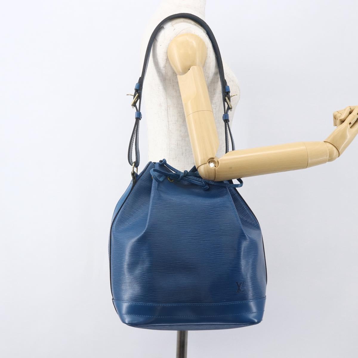 LOUIS VUITTON Epi Noe Shoulder Bag Toledo Blue M44005 LV Auth 161088