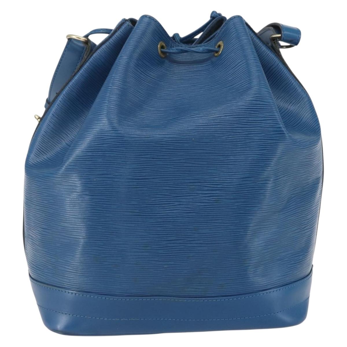 LOUIS VUITTON Epi Noe Shoulder Bag Toledo Blue M44005 LV Auth 161088