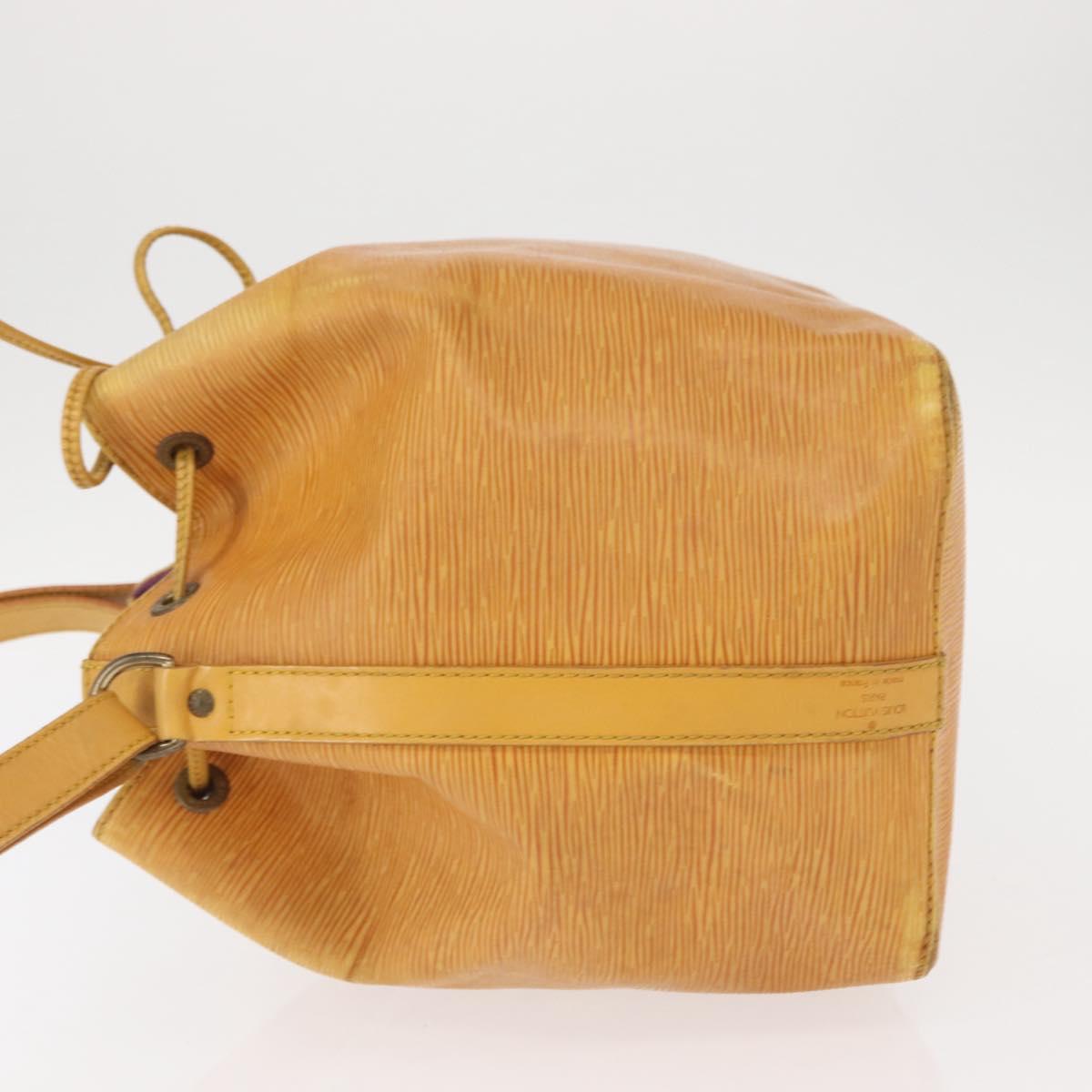 LOUIS VUITTON Epi Petit Noe Shoulder Bag Yellow M44109 LV Auth 161101