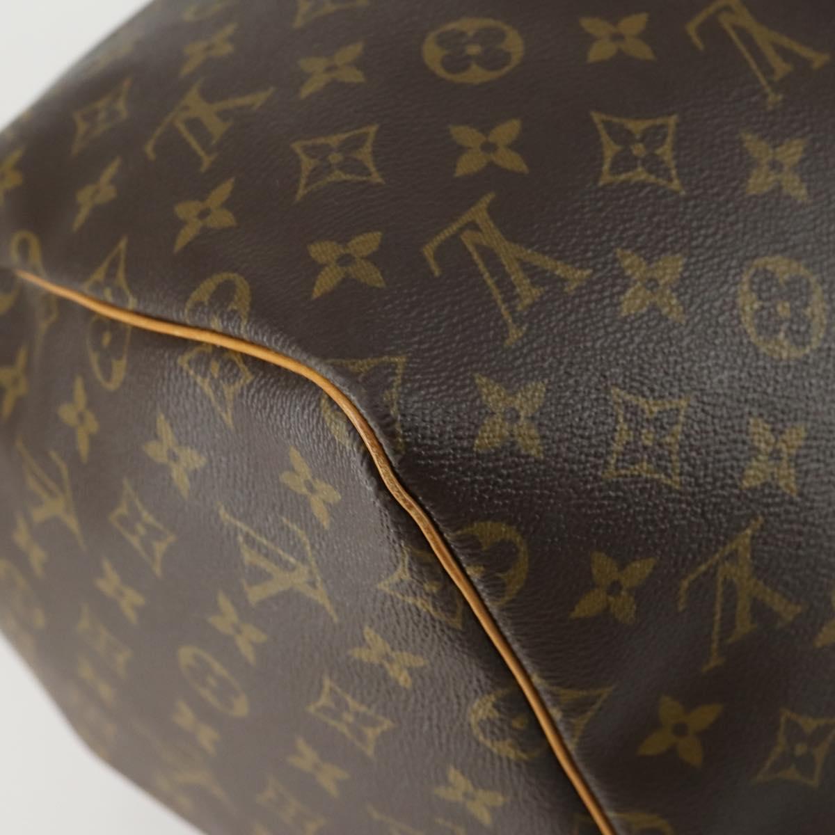LOUIS VUITTON Monogram Keepall 55 Boston Bag M41424 LV Auth 161113