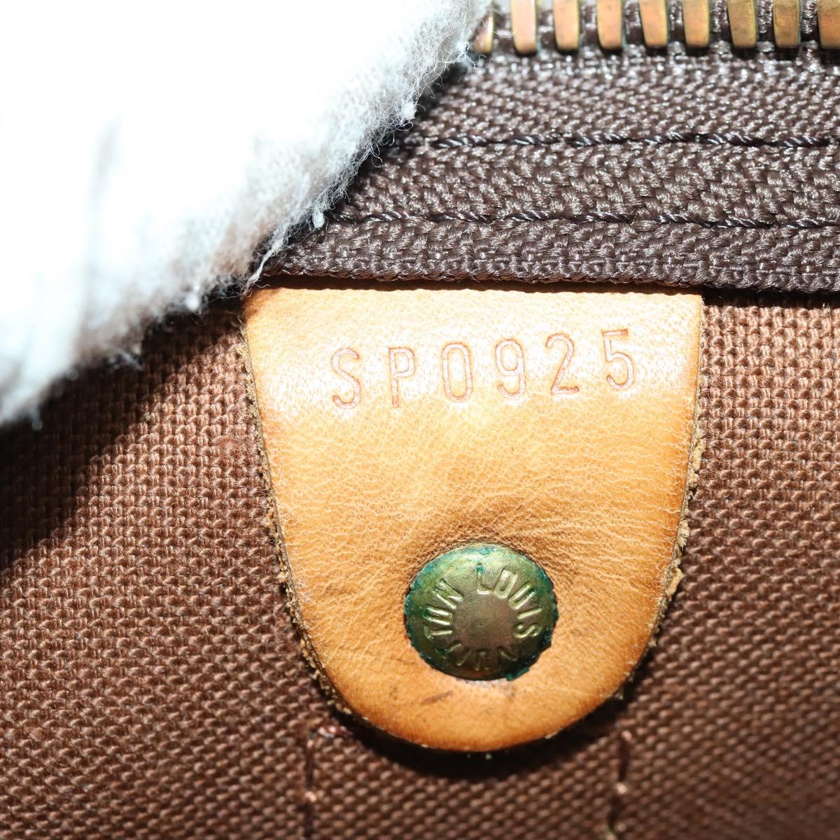 LOUIS VUITTON Monogram Keepall 55 Boston Bag M41424 LV Auth 161113